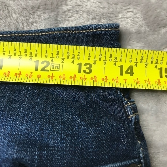 Calvin Klein Jeans Stone Wash Cutoff Bermuda Repreve Stretch Jean Shorts Size 4 - Picture 8 of 13